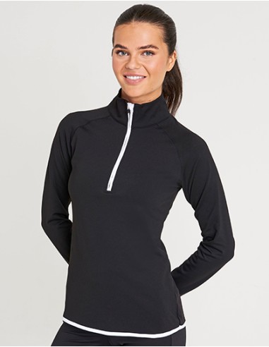 A-JC036-Womens Cool 1/2 Zip Sweat